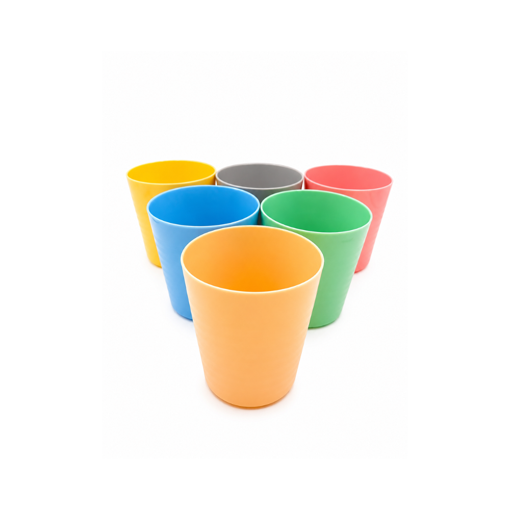 Set de 6 Vasos de Colores | The Baby Nation
