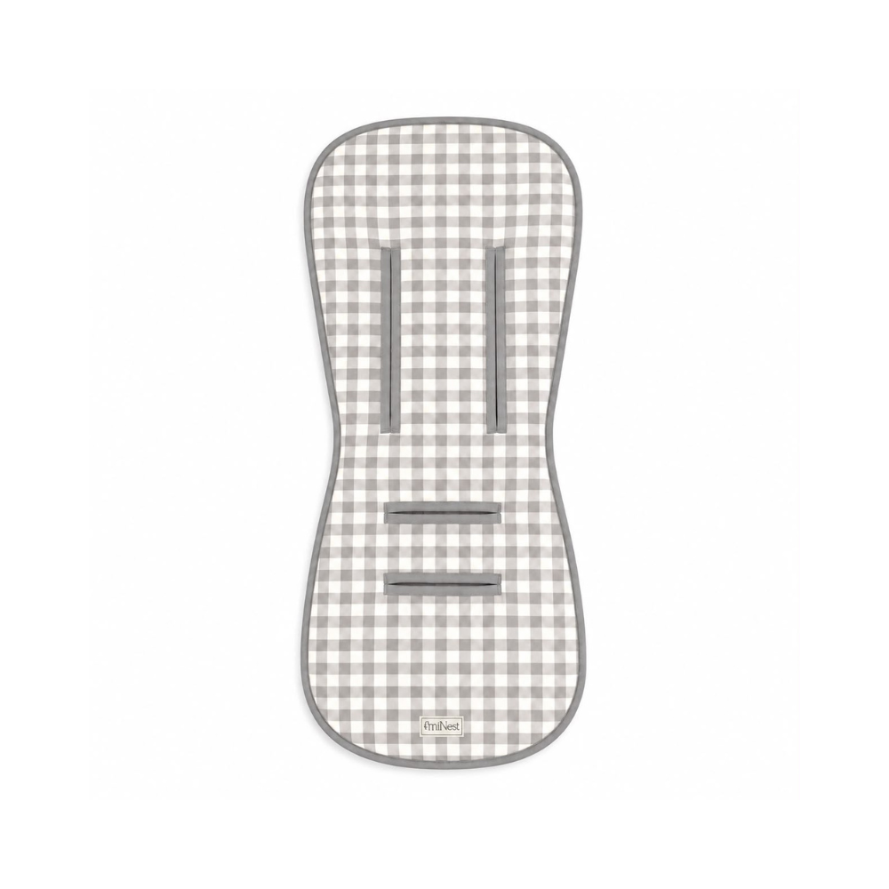 Protector Coche - Vichy Gris | miNest