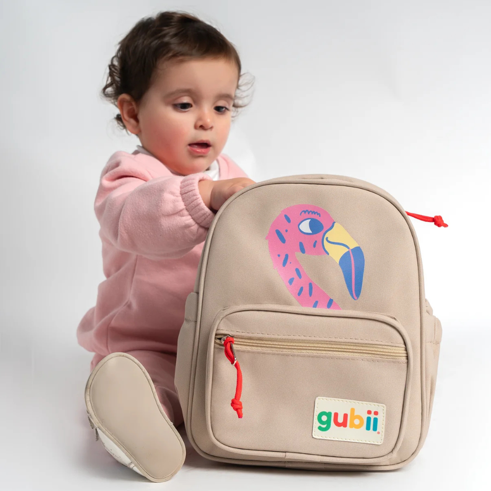 Mochila Pequeños Salvajes - Flamenco | gubii