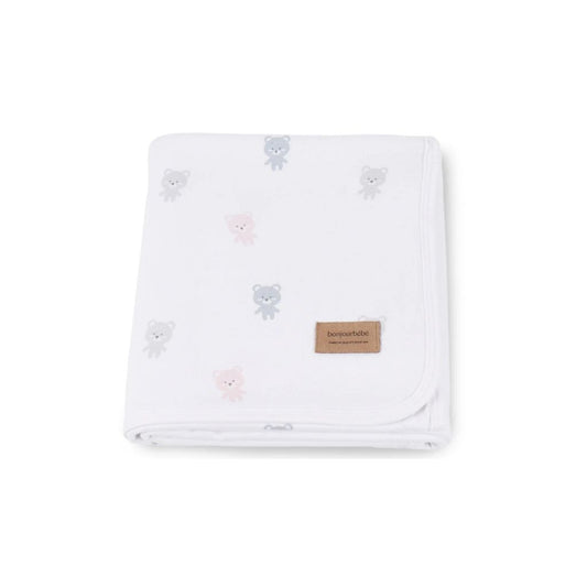 Manta Swaddle - Bear Rosa | Bonjourbébé