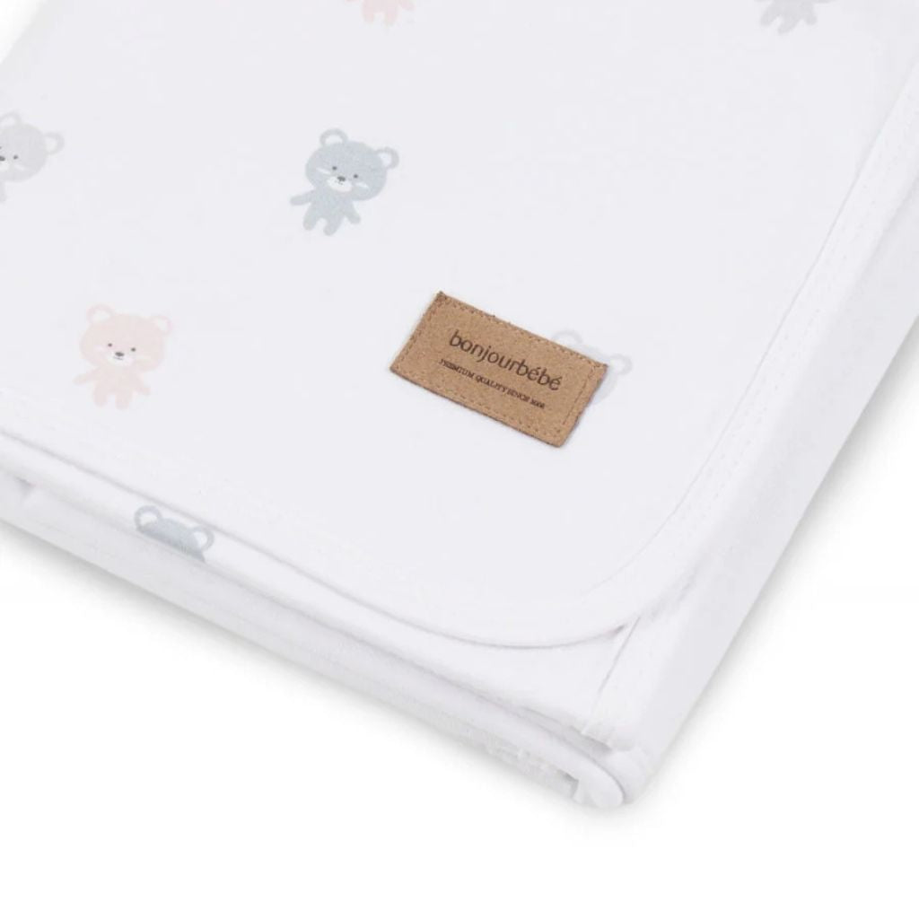 Manta Swaddle - Bear Rosa | Bonjourbébé