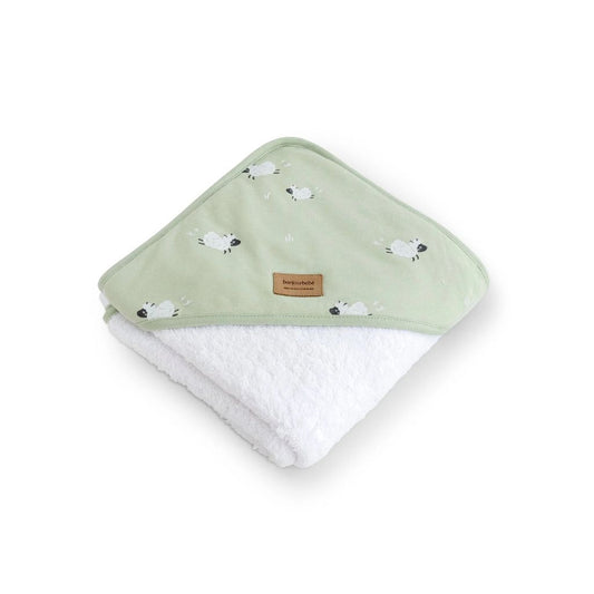 Toalla de Baño con Capucha 100% Algodón - Funny Farm | Bonjourbébé