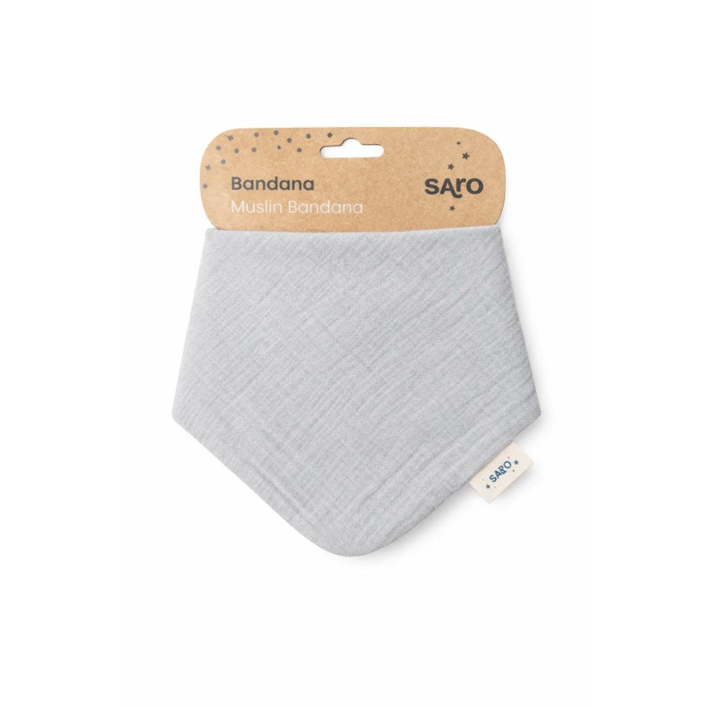 Babero Bandana - Gris | Saro