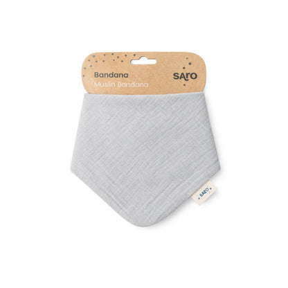 Babero Bandana - Gris | Saro