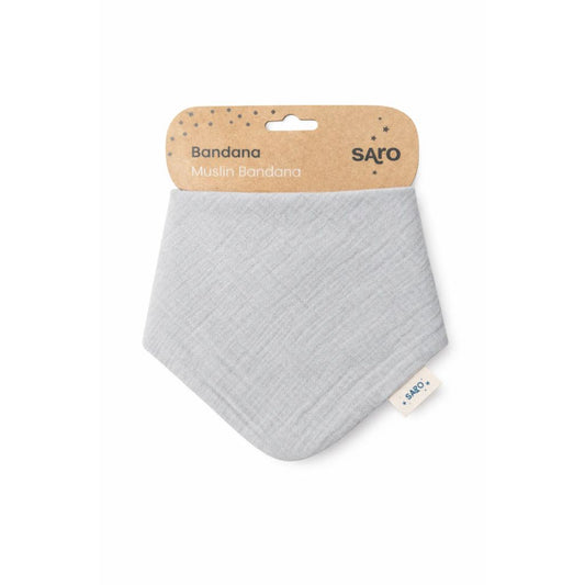 Babero Bandana - Gris | Saro
