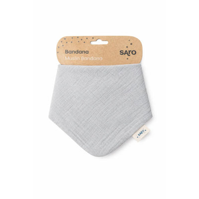 Babero Bandana - Gris | Saro