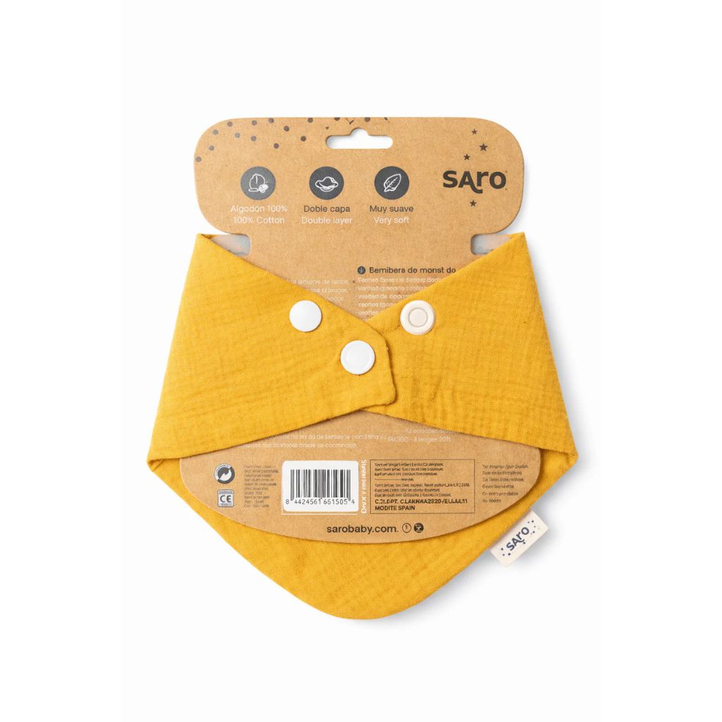 Babero Bandana - Mostaza | Saro