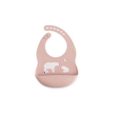Babero Silicona - Polaris Rosa | Saro