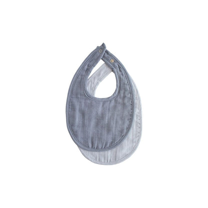 Pack 2 Baberos de Muselina - Tradewinds/Baby Blue | Mushie