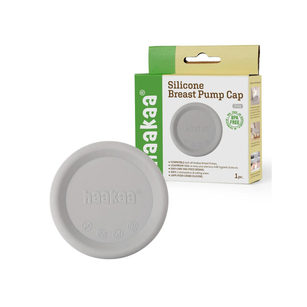 Tapa de Silicona para Recolector de Leche Materna Haakaa - Grey