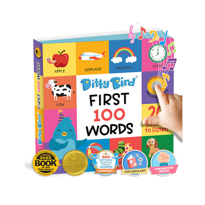 Interactive Musical Book - First 100 Words 