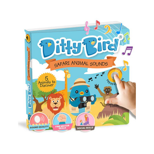 Libro Interactivo Musical - Safari Animal Sounds