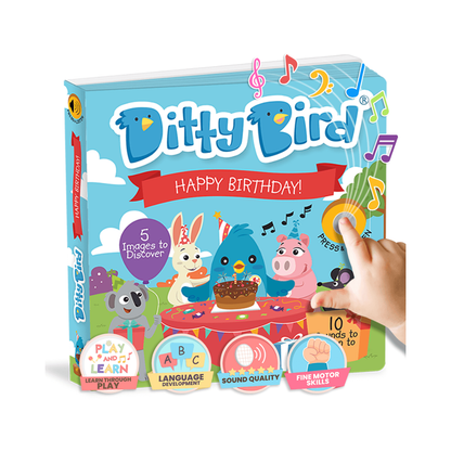 Libro Interactivo Musical - Happy Birthday | Ditty Bird