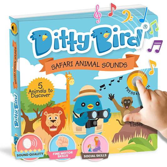 Libro Interactivo Musical - Safari Animal Sounds