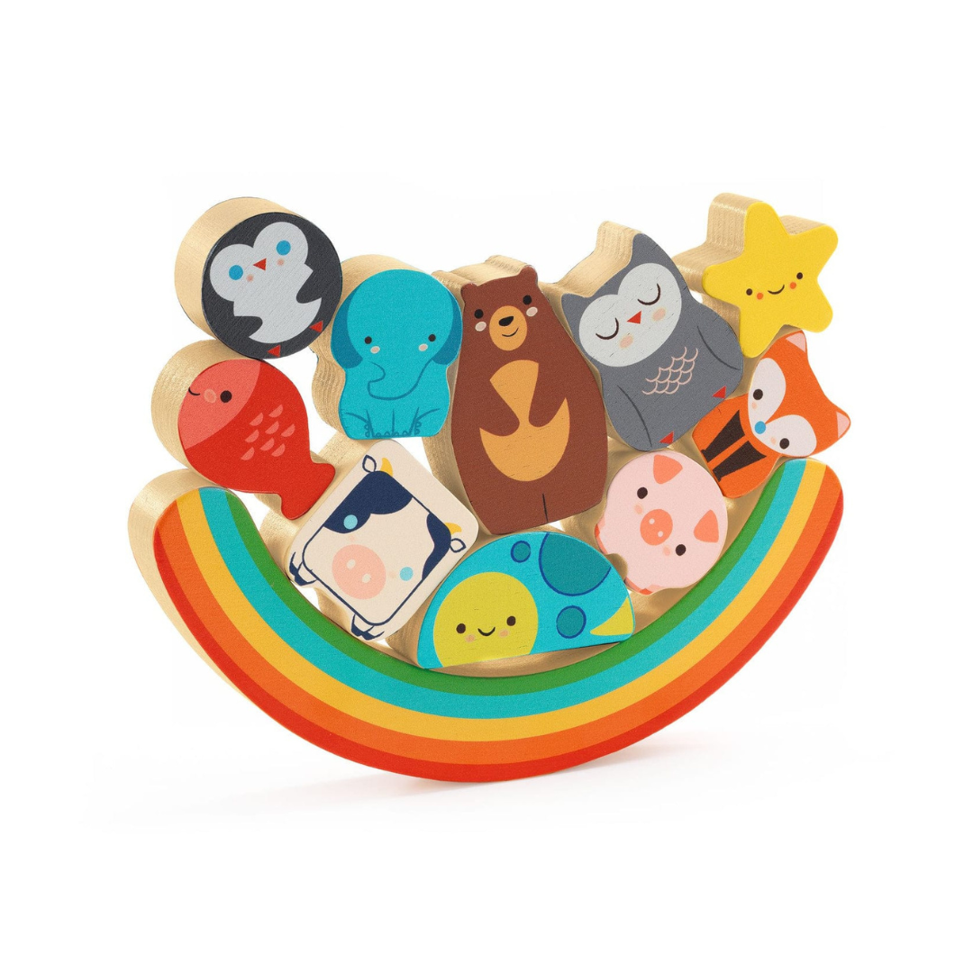 Puzzle Madera Relieve - Puzz & Boom Rainbow | Djeco