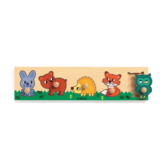 Puzzle Madera Botones - Forest'n'Co | Djeco