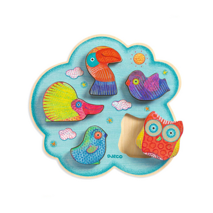 Puzzle Madera Encaje - Toucanco | Djeco