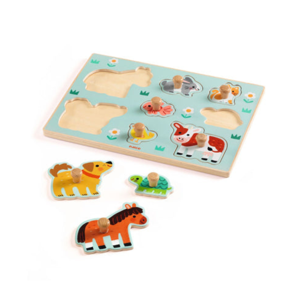 Puzzle Madera - Dog’n’Co | Djeco
