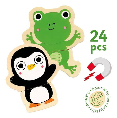 Juego de Madera Magnético - Coucou | Djeco