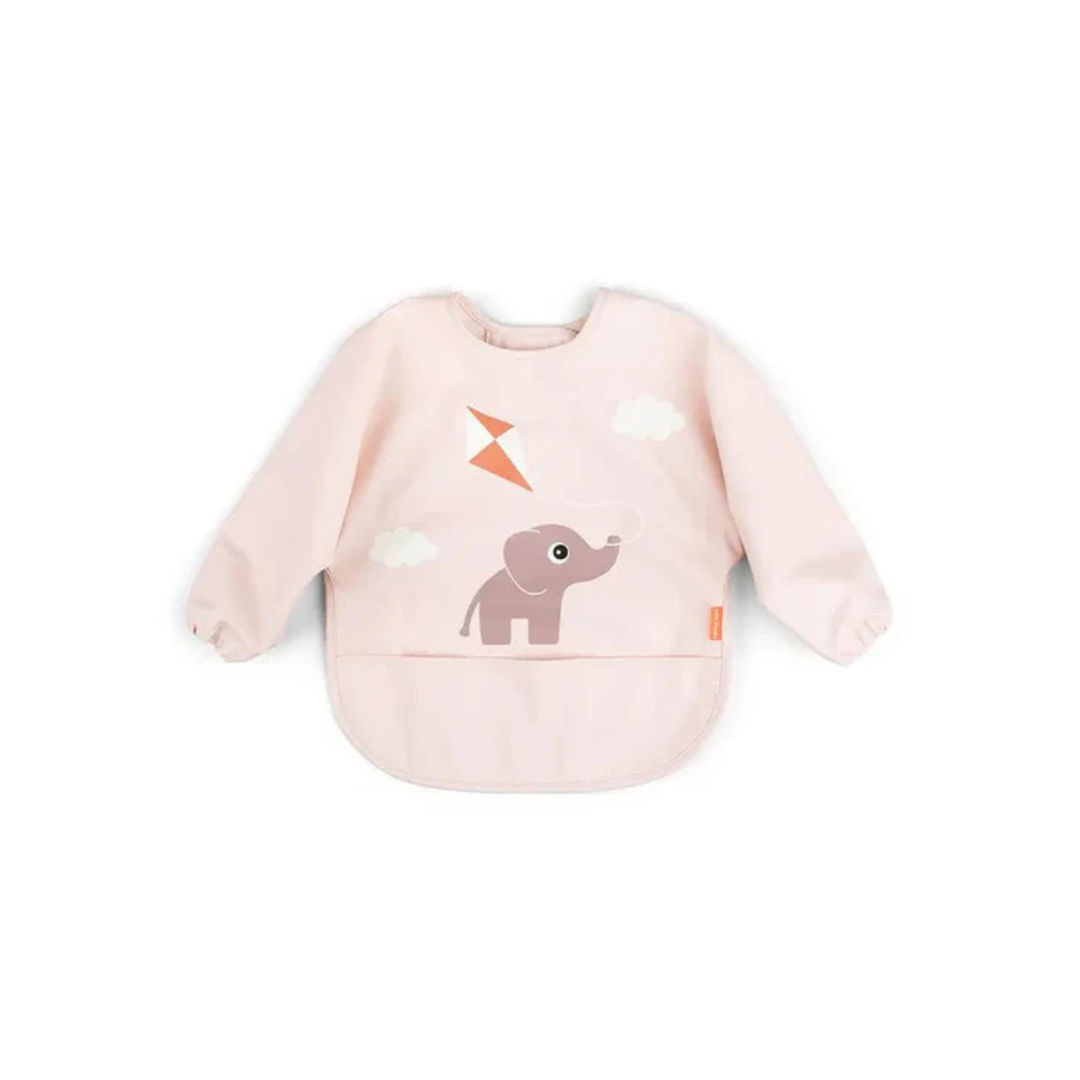 Babero Grande con Mangas y Bolsillo - Playground - Rosa | Done by deer