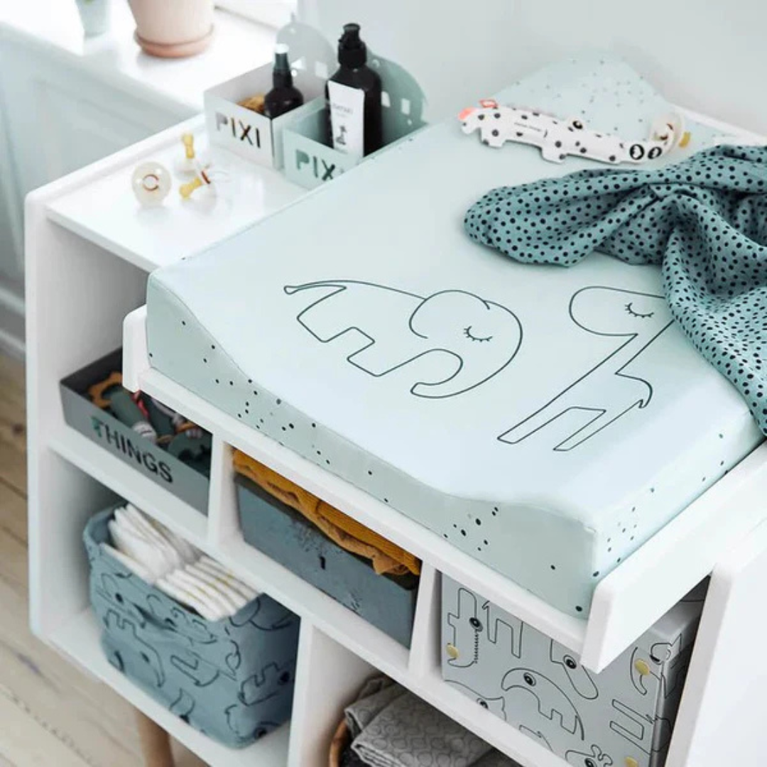 Pack 2 Muselinas Pequeñas - Happy Dots - Azul | Done by deer