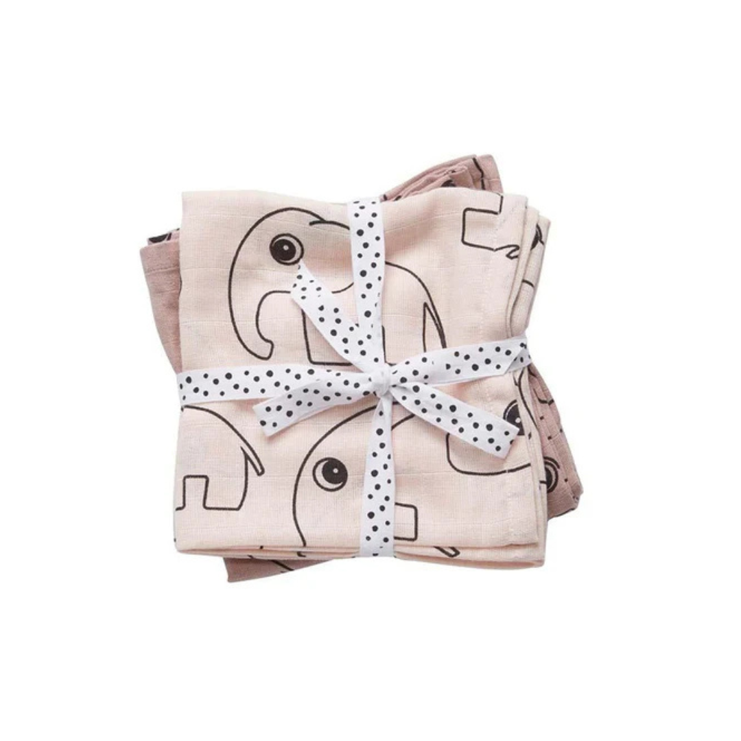 Pack 2 Muselinas Pequeñas - Contour - Rosa | Done by deer