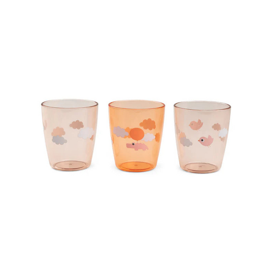 Set 3 Mini Vasos Yummy - Naranjo | Done by deer