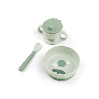 Set Primeras Comidas Happy Clouds - Verde