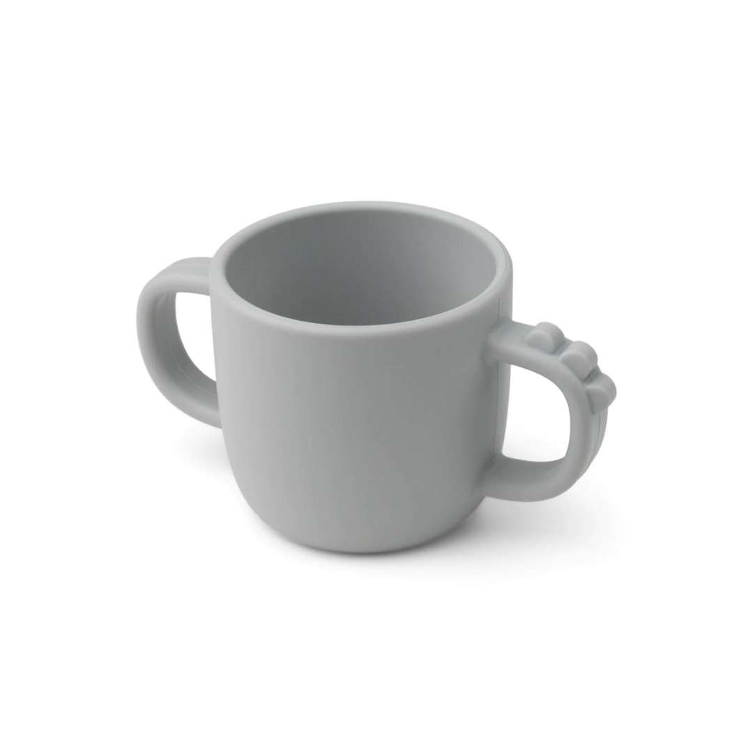 Taza con 2 Asas Peekaboo Croco - Gris