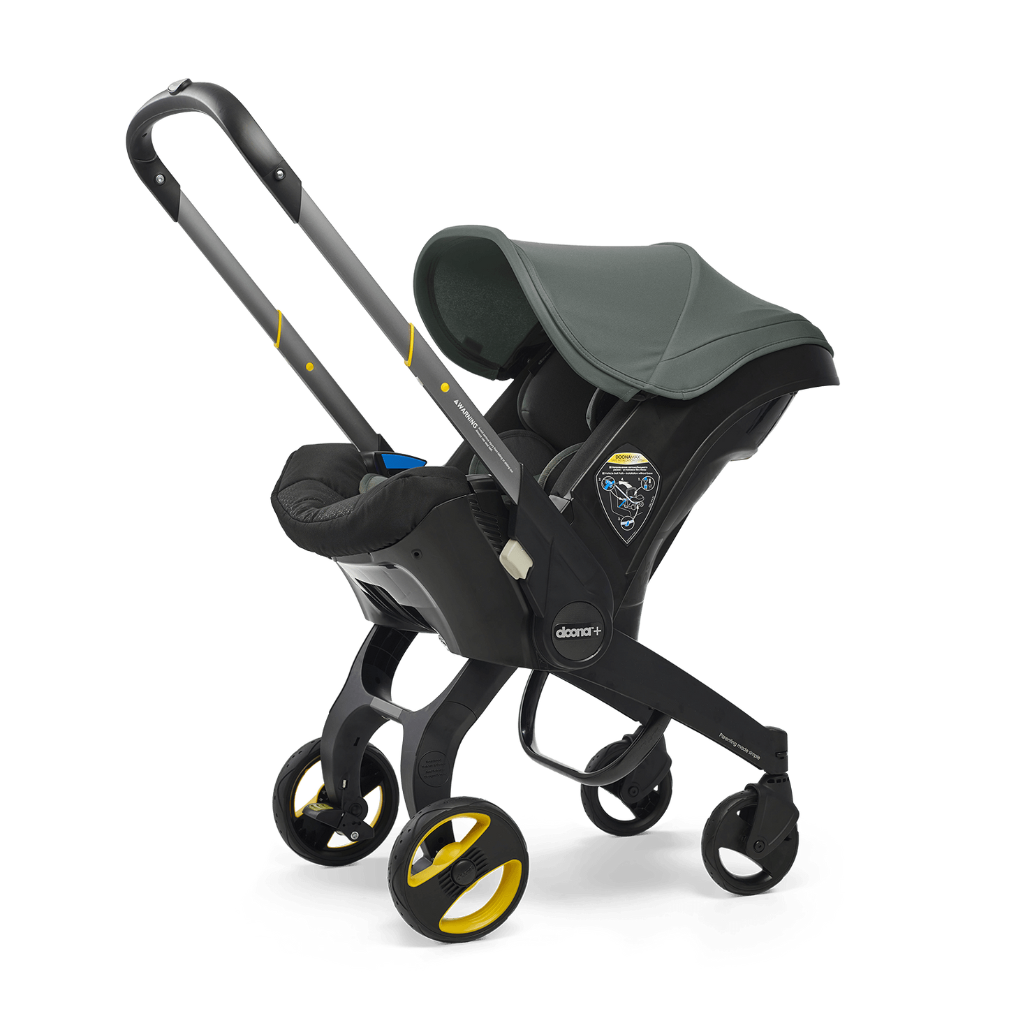 Silla Nido y Coche de Paseo 2 en 1 - Doona+ - Forest Grey | Doona