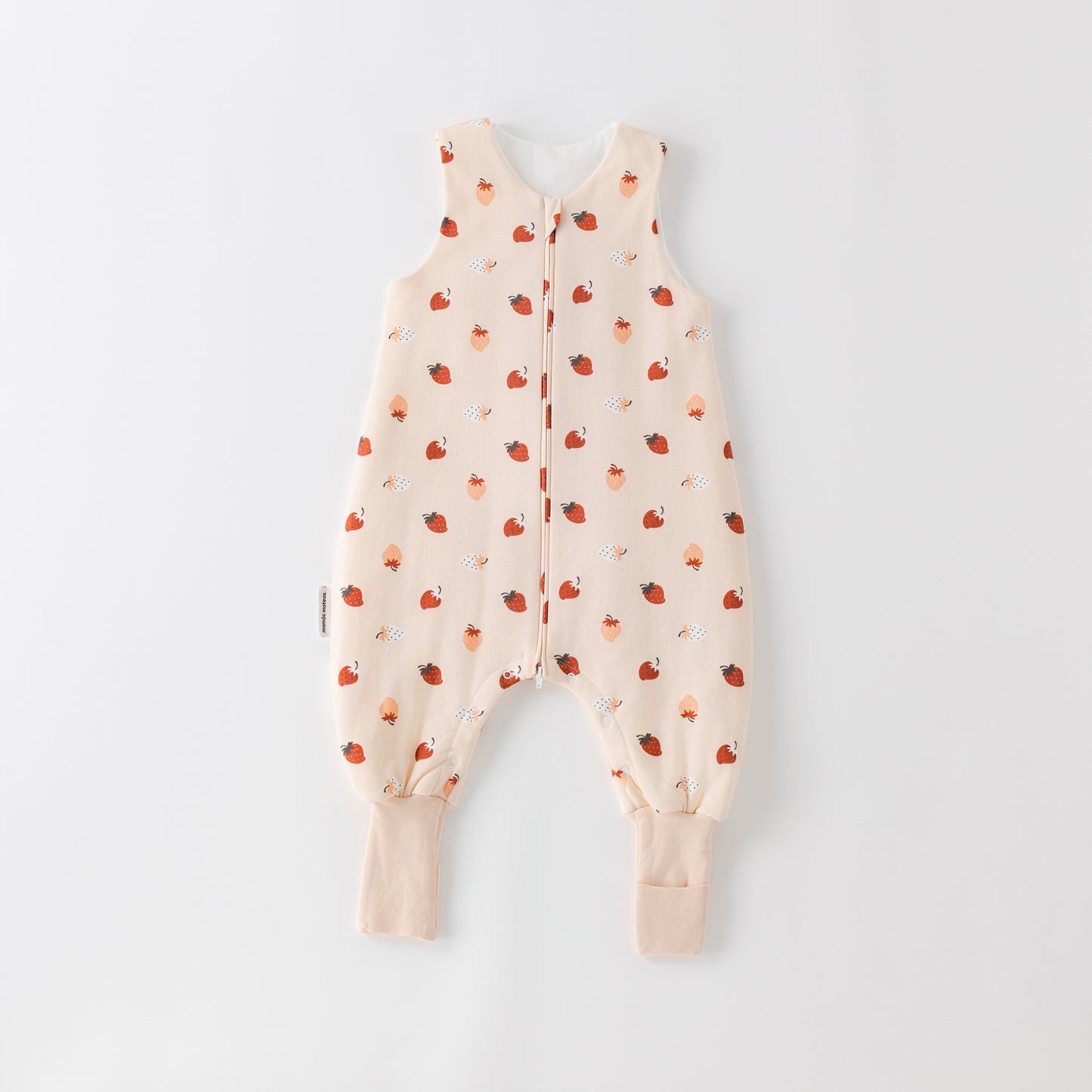 Saco de Dormir con Pies - Frutillas - TOG 1 | Mamás Mateas