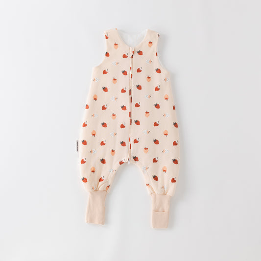 Saco de Dormir con Pies - Frutillas - TOG 1 | Mamás Mateas