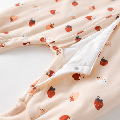 Saco de Dormir con Pies - Frutillas - TOG 1 | Mamás Mateas