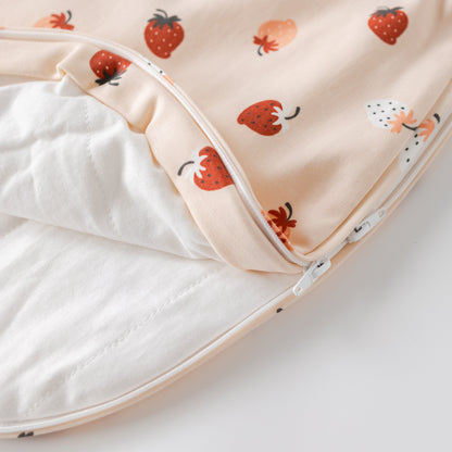 Saco de Dormir Forma Gota - Frutillas - TOG 1 | Mamás Mateas