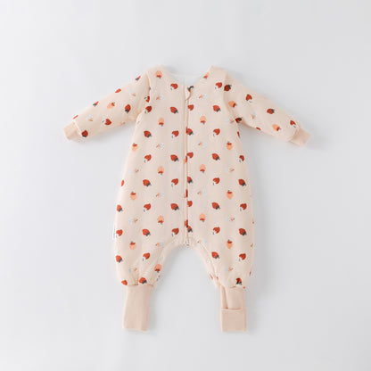 Saco de Dormir con Pies - Frutillas - TOG 2.5 | Mamás Mateas