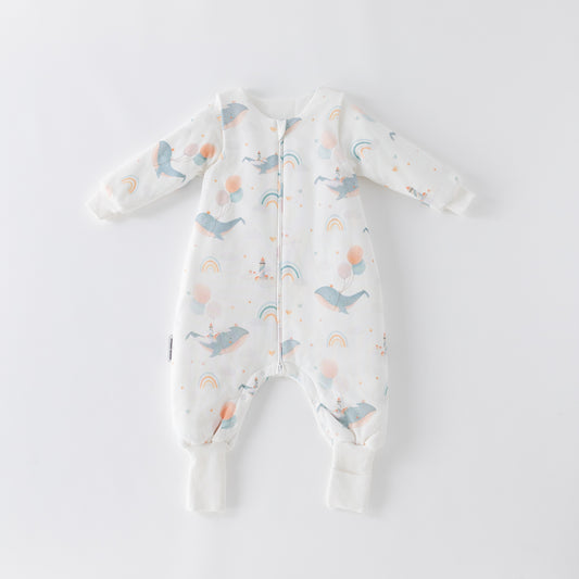 Saco de Dormir con Pies - Ballenas - TOG 2.5 | Mamás Mateas