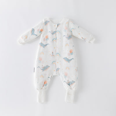 Saco de Dormir con Pies - Ballenas - TOG 3.5 | Mamás Mateas