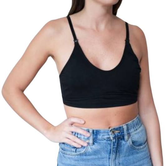 Sostén de Lactancia Absorbente - Negro | Easy Milk