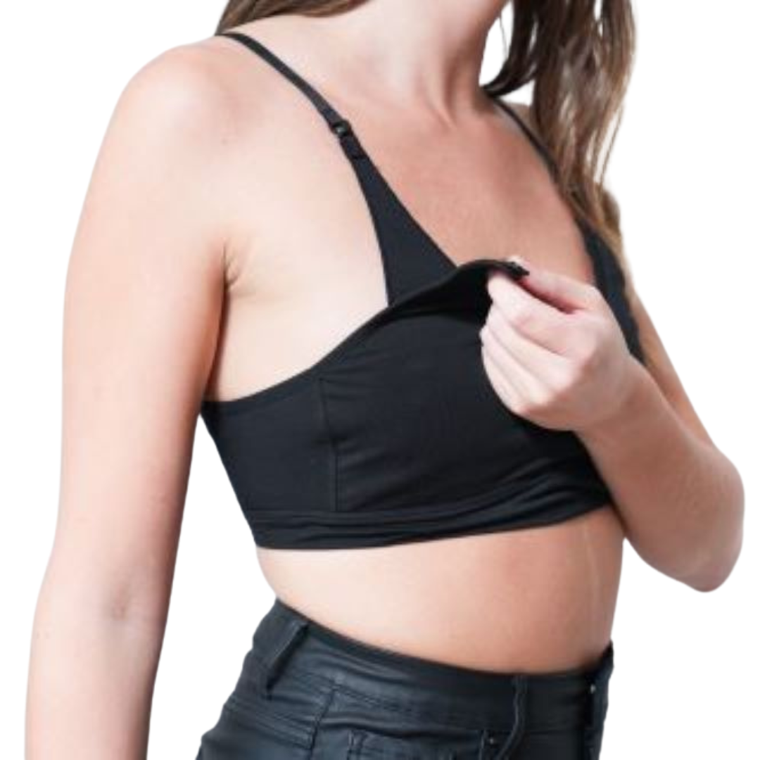 Sostén de Lactancia Absorbente - Negro | Easy Milk