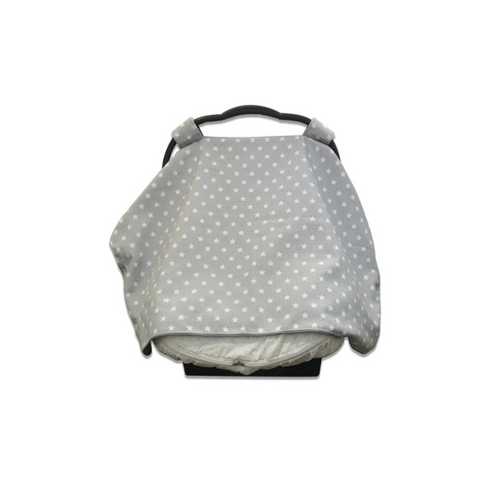 Cubre Huevo de Lona - Gris Estrellas / Orilla Gris | Algodones