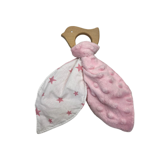 Sonajero Pajarito Ruidoso - Rosado | Algodones