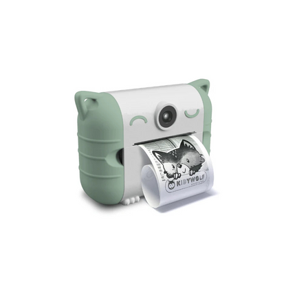 Cámara Instantánea con Impresora - Verde | Kidywolf