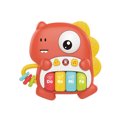 Piano Musical Dinosaurio - Rojo | Huanger