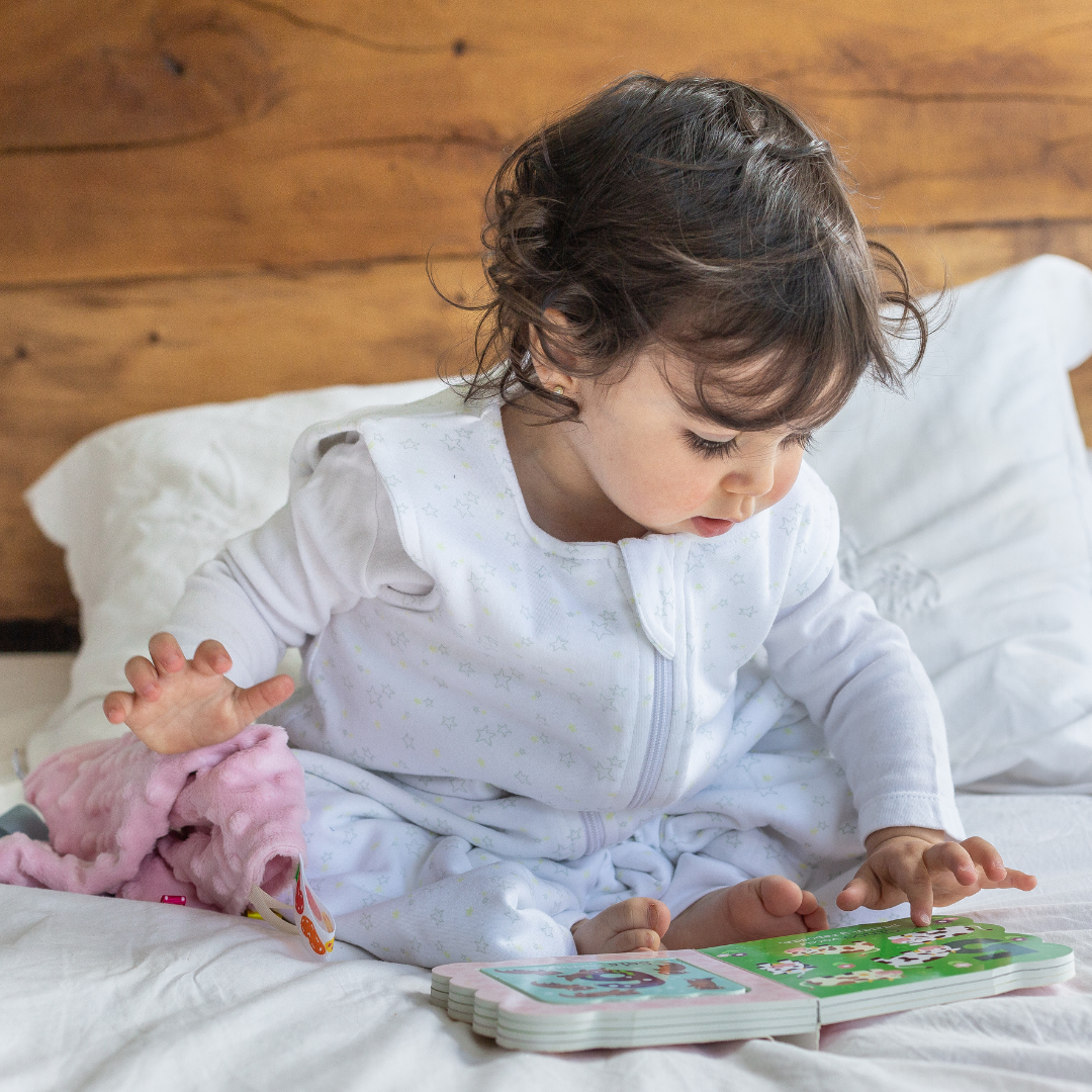 Saco de Dormir - Estrellas Amarillo y Gris | Algodones