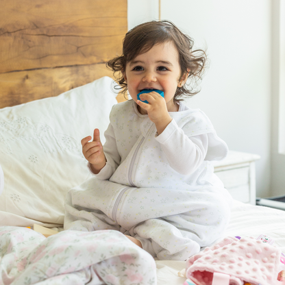 Saco de Dormir - Estrellas Amarillo y Gris | Algodones