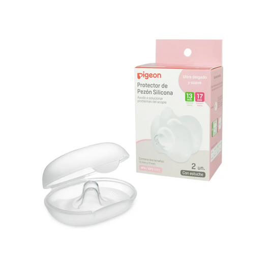 Protector de Pezon de Silicona M + L - 2 Unidades | Pigeon