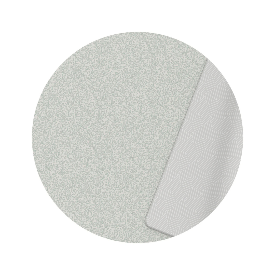 Alfombra de Juego Reversible y Antigolpes - Redondo -  Botánico | Oruga Kids