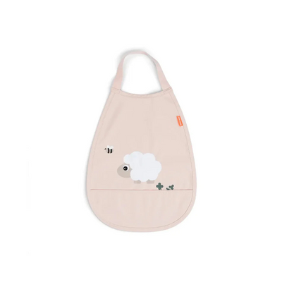 Babero con Elástico Tiny Farm - Rosa | Done by deer