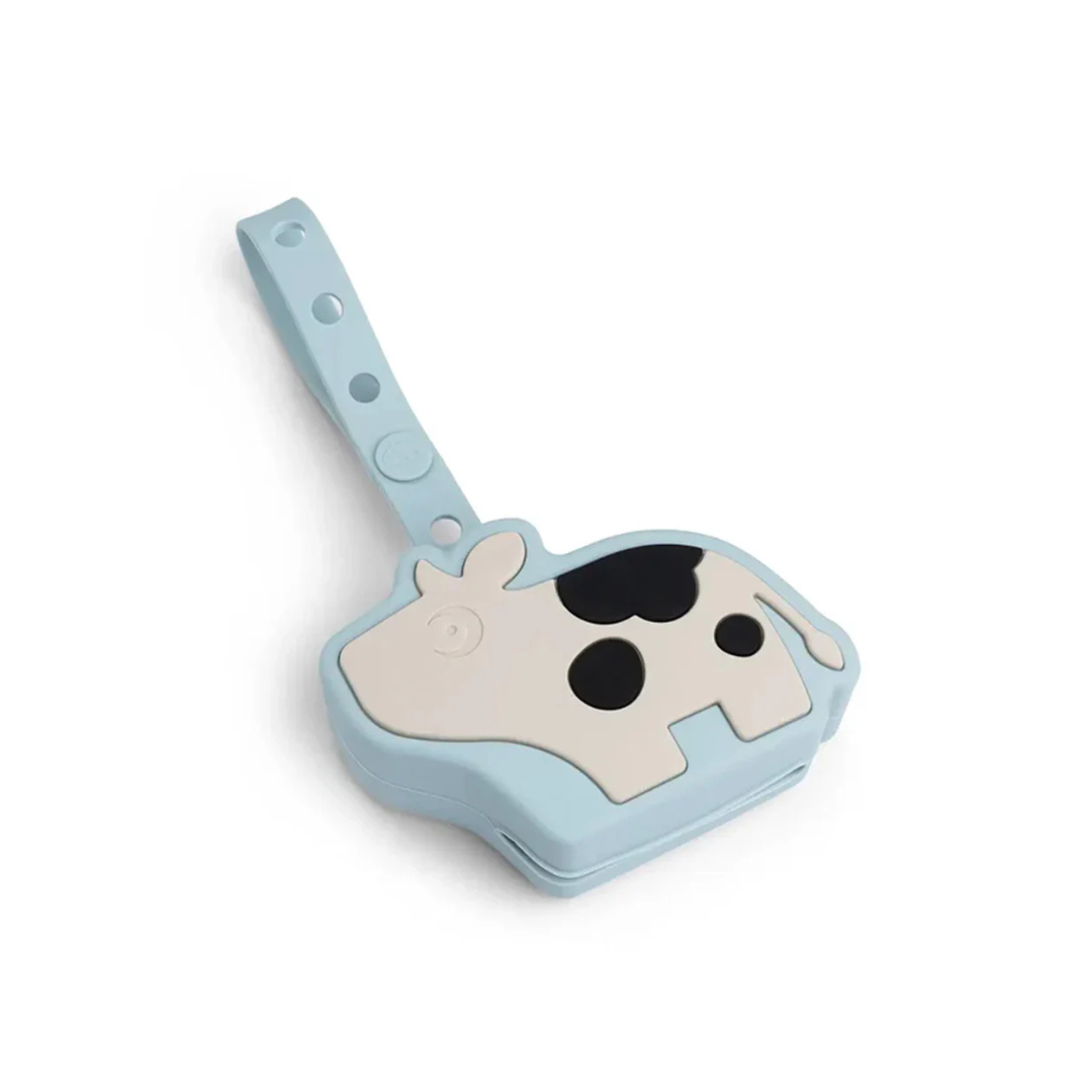 Caja Silicona para Llevar el Chupete - Dotti - Azul | Done by deer