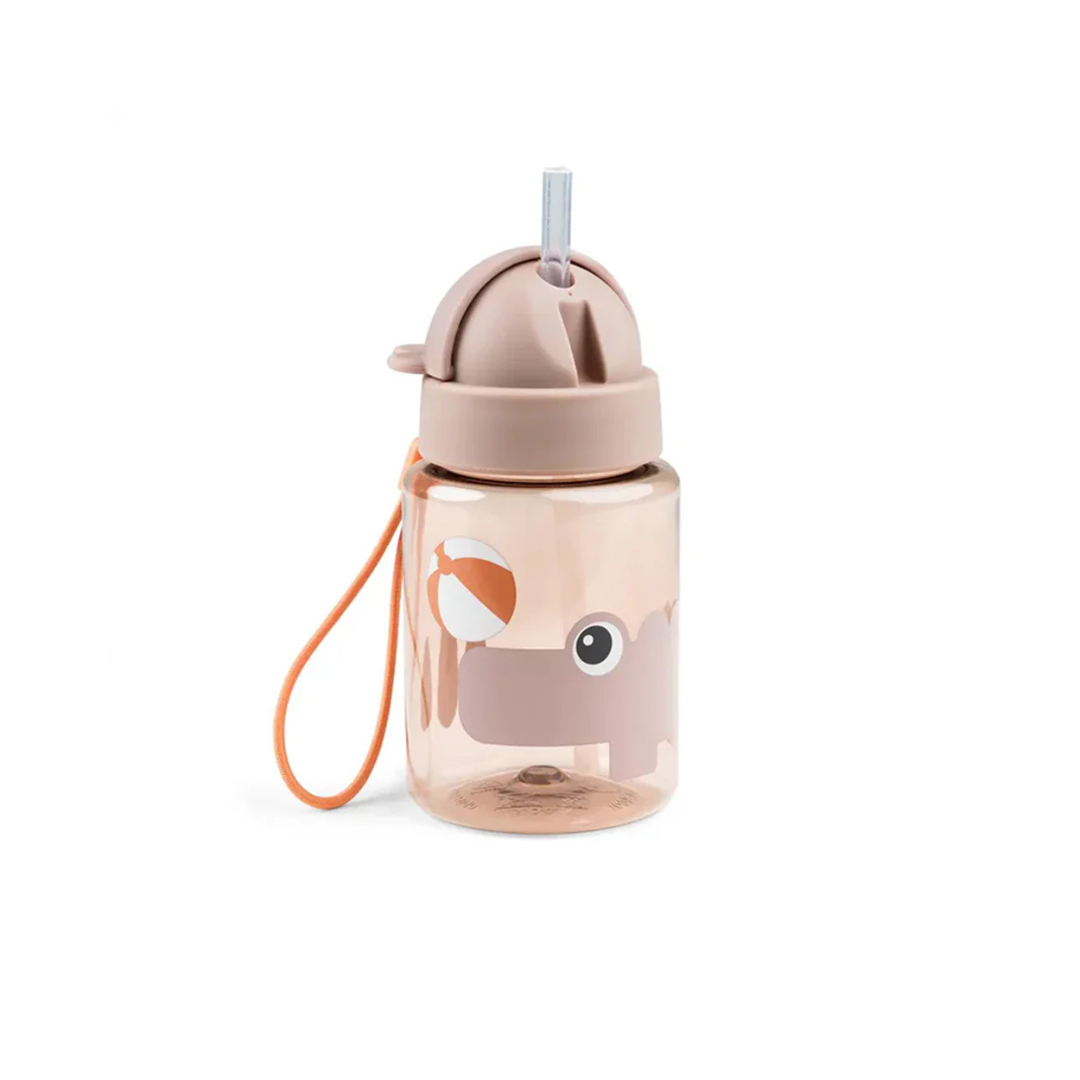 Botella con Bombilla - Playground - Rosa | Done by deer